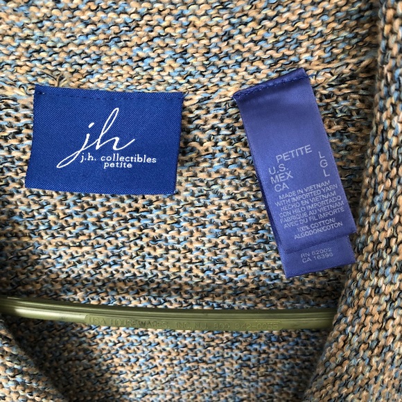 Multicolored Shawl Collar Cardigan - Picture 2 of 5